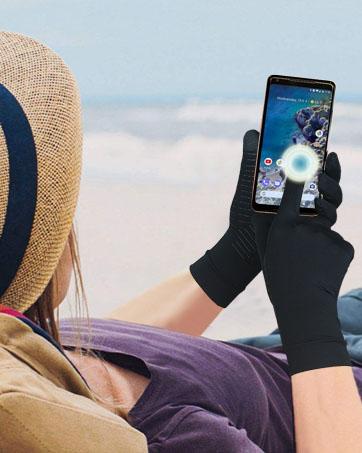 2 Pairs Copper Arthritis Gloves, Fingerless Compression Gloves for Men and Women, Pain Relief and Healing for Arthritis Hand, Carpal Tunnel, Typing and Daily Work (Black, Medium) 2 Pairs Copper Arthritis Gloves, Fingerless Compression Gloves for Men and Women, Pain Relief and Healing for Arthritis Hand, Carpal Tunnel, Typing and Daily Work (Black, Medium)