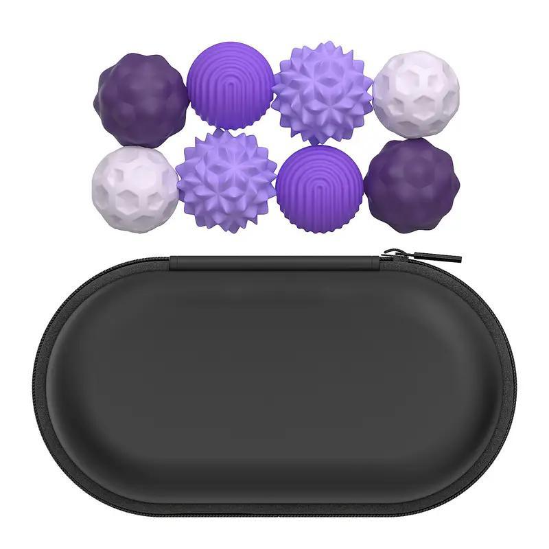 Silicone Magnetic Fidget Ball Set, 8pcs/set Fidget Relaxation Toys with Elastic Texture & Assorted Colors, Stress Relief Toys for Adults & Teens, Sensory Bundle, Stress Relief Fidgeting, Stress Relief Gadgets, Stress Relief Tools, Sensory Stress Reliever