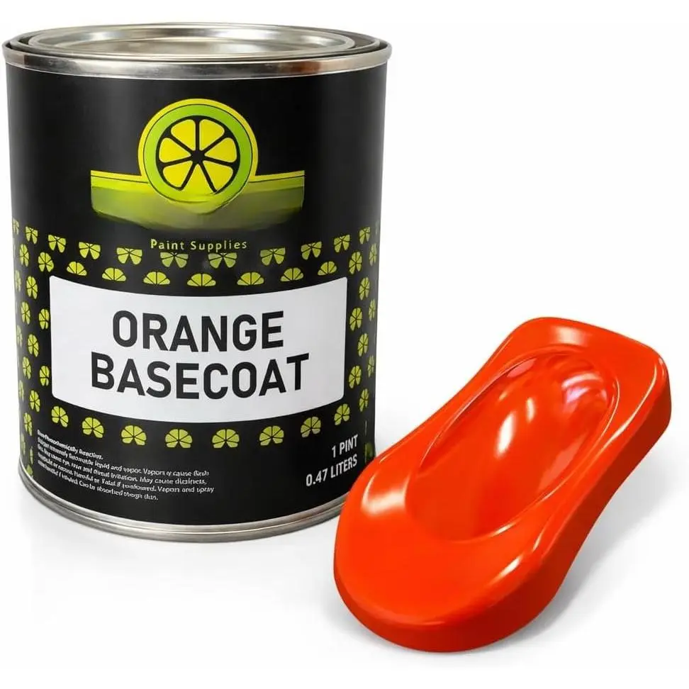 Automotive Basecoat  (1 Pint) (Orange)