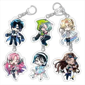 New Hot Korean Cartoon Chibi Keychain, Unisex Backpack Accessory, Luka Ivan Till Mizi Hyuna Sua Role Play Keychain, Fan Collection Gift
