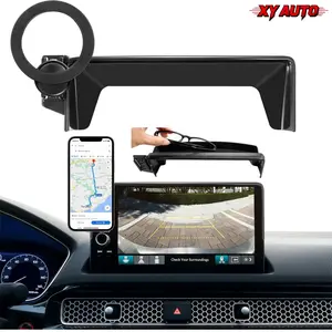 Fit for 11th Gen Honda Civic 2022-2026 & Acura Integra 2022+, 360° Car Screen MagSafe Magnetic Phone Holder & Sunglasses Storage Box, Auto Accessories for Civic Hatchback Sedan, Not Block Air Vent