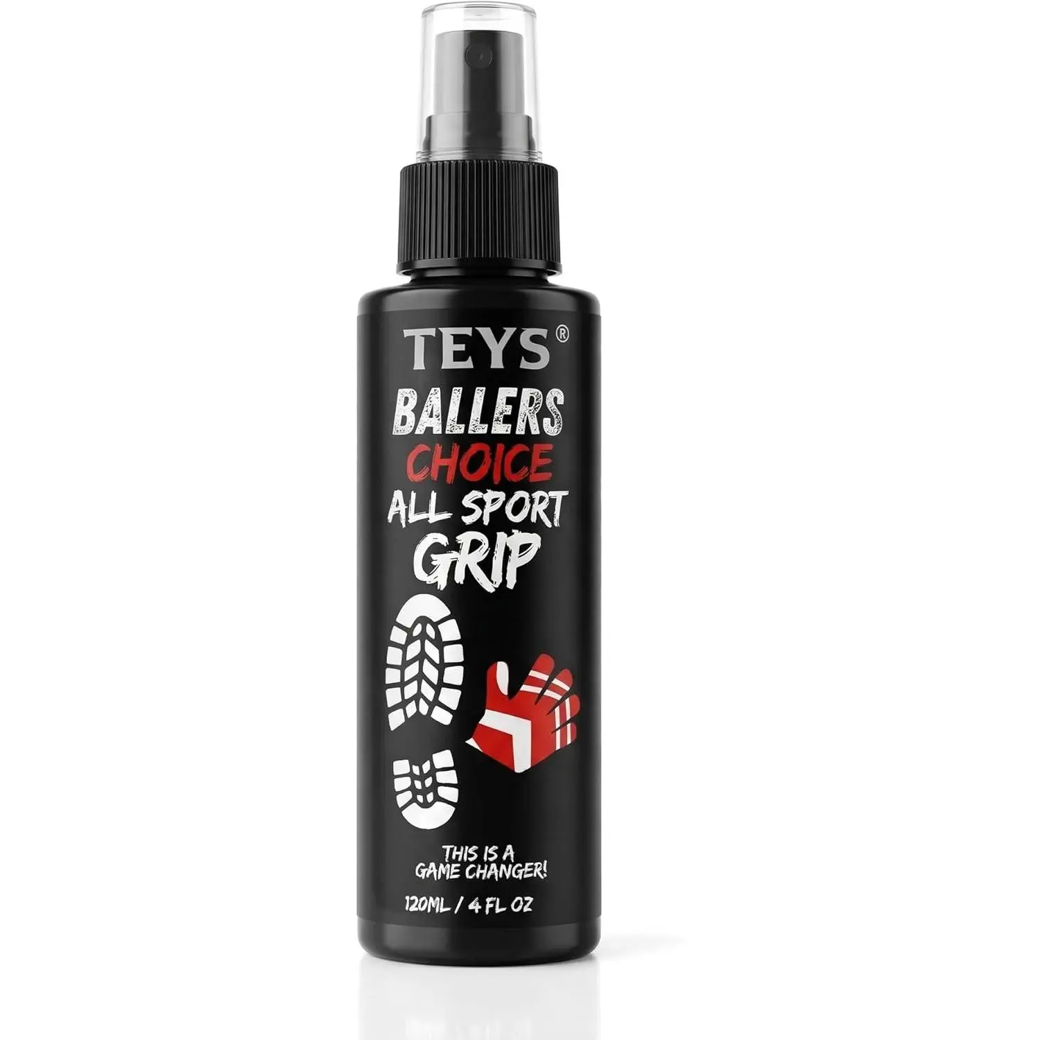 Teys Ballers Choice Grip Spray - Pine Tar Substitute, Volleyball & Golf |   Multi-sport traction: baseball bats/gloves, volleyball shoes, football gloves, golf grips. Elite grip, no residue.