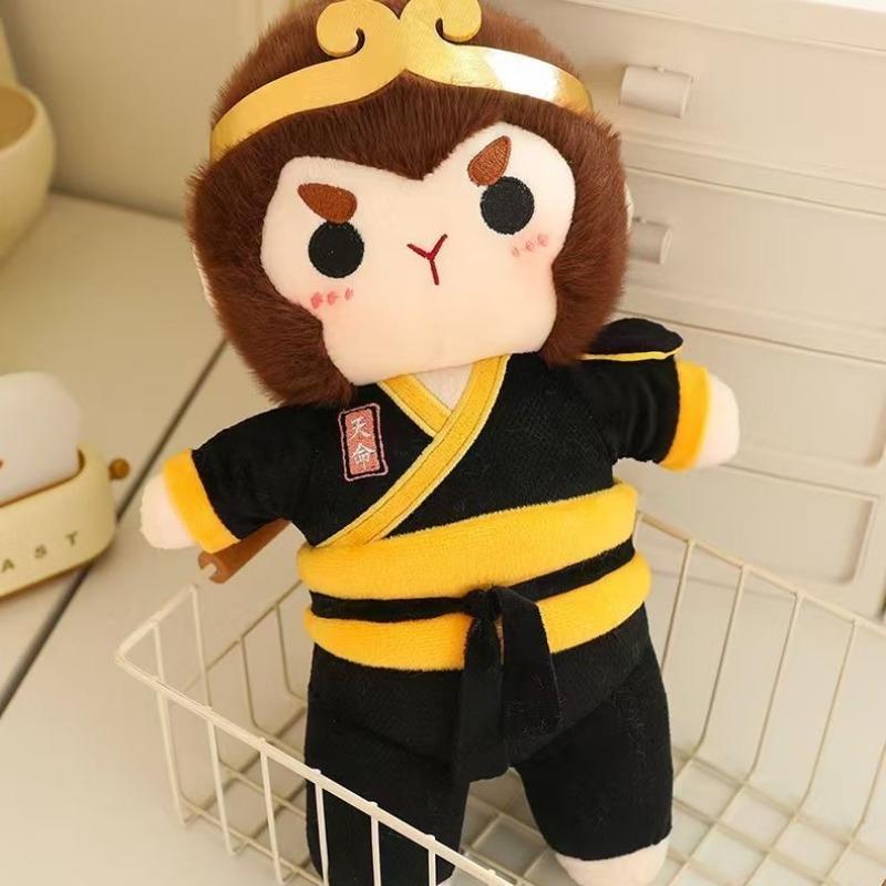 Cute Wukong Sun Wukong doll plush toy Qitian Dasheng monkey children's doll birthday gift