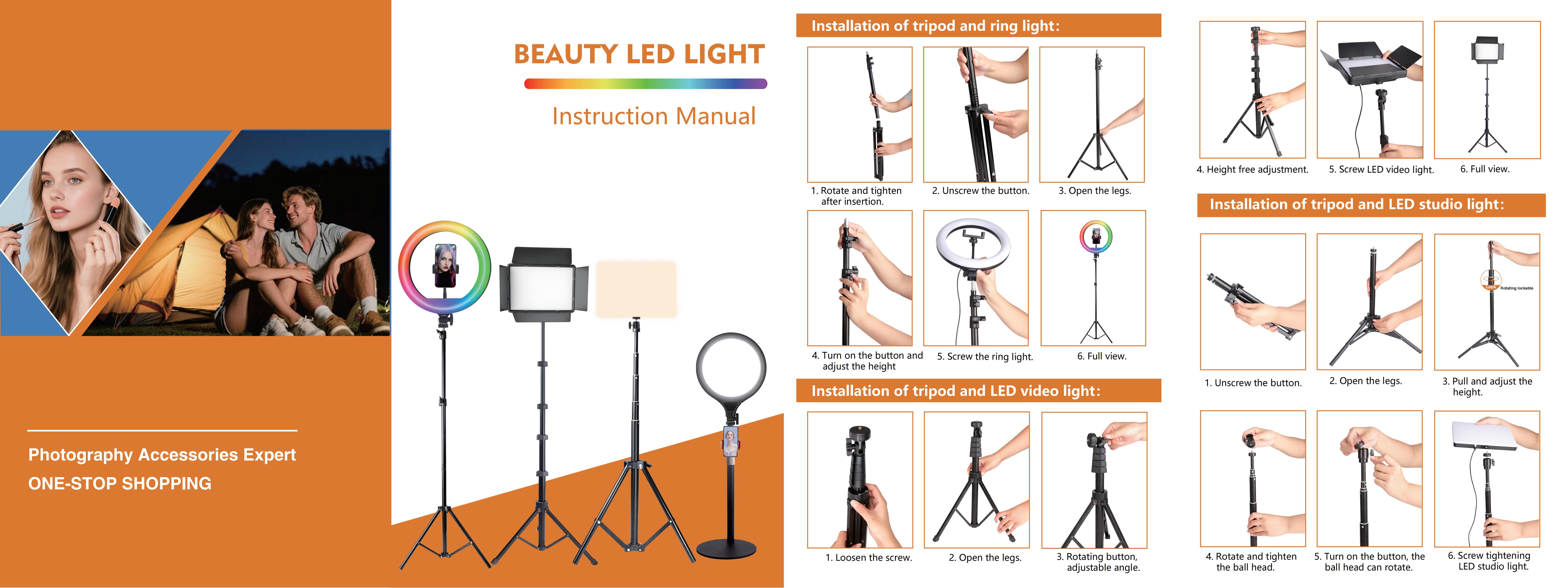 12" Video Light With 43.3" Extendable Tripod Stand - Ring Light With Phone Holder For Live Stream/Makeup/YouTube Video/TikTok/March Madness/Spring Break/Easter/World Cup - Compatible With All Phones - Creator Essential