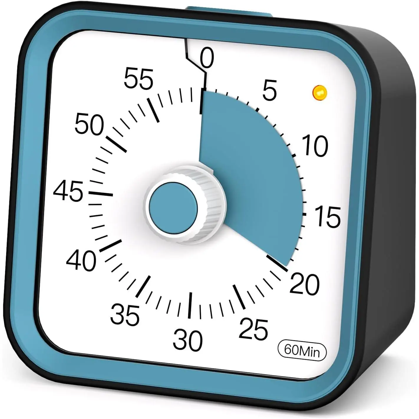Visual Timer for  with Pause Function, 60 Minute Countdown Timer for  Desk Study, Teaching, Kitchen Cooking, Office Meetings, Time Management for  (Black)