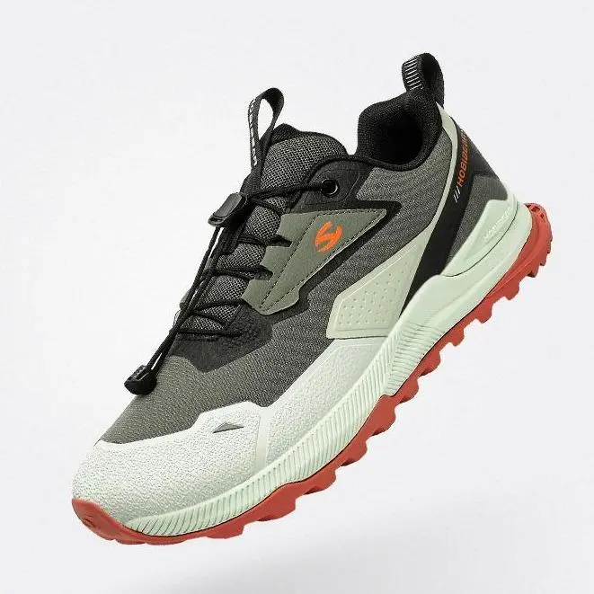 HOBIBEAR Men's Wide Toe Walking Shoes Zero Drop Non Slip Wear Resistant Sneakers  comfortable daily use