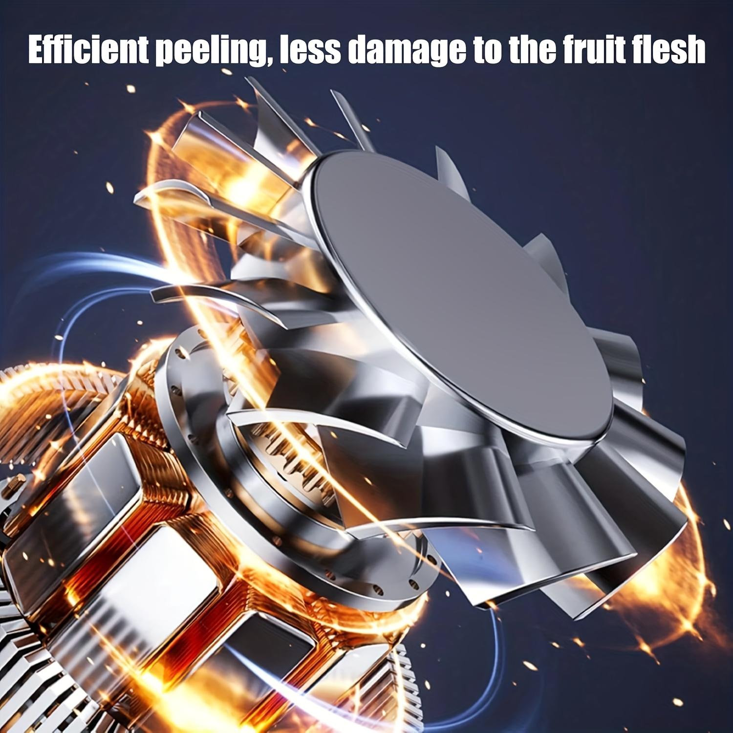 Automatic Electric Grape Peeler Machine - Rechargeable Wireless Peeling Tool with Fast 20s Peeling for Garlic, Cherry Tomatoes, Small Fruits| Suitable for Home, Commercial Use & Elderly, Easy Clean, Portable Fruit Skin Remover Device