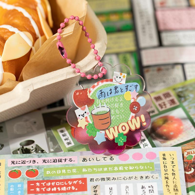 Vintage Scrapbook Page Sticker Book, 30 Sheets/book, Scrapbooking & Journal Making Material Paper, DIY Decorative Sticker Book for Stationery & Water Bottle & Laptop