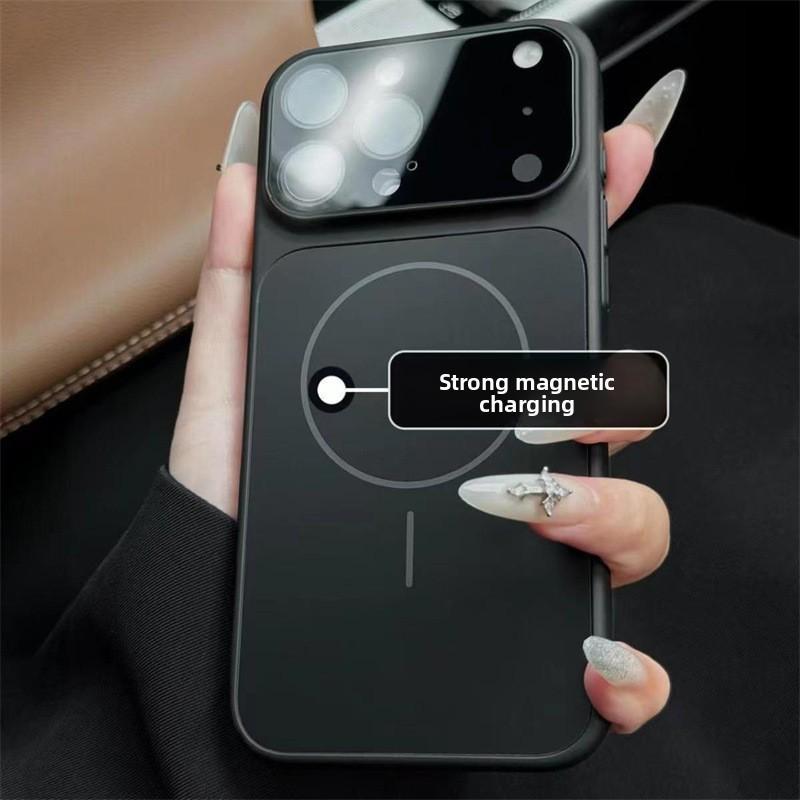 Instantly Transform into 17 Large Window Compatible with iPhone 16 Pro Max Phone Case Apple 17 Matte Anti-drop with Lens Protector 15