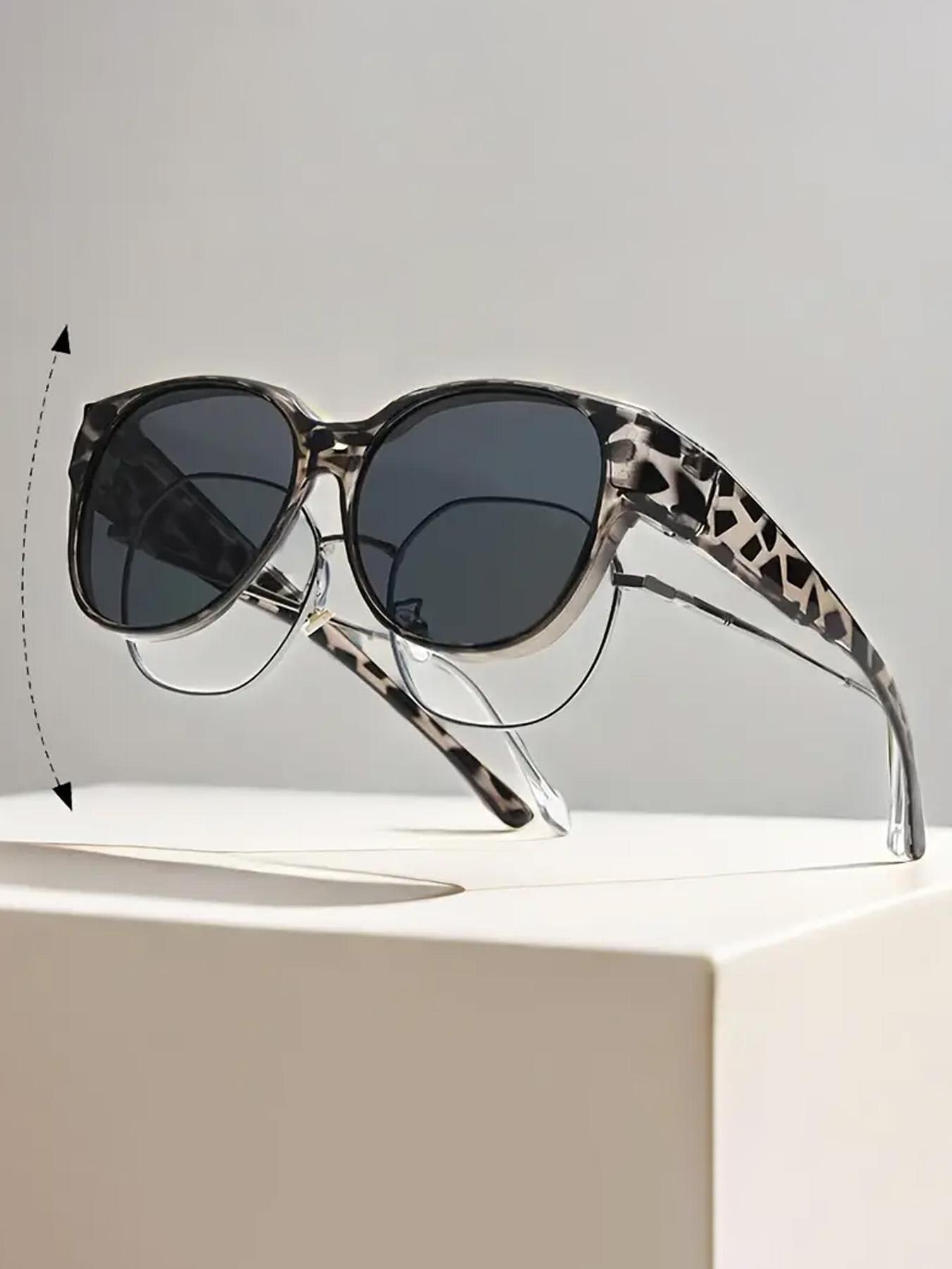 Women's Fashionable All-Match Tinted Lens Sunglasses, Trendy Casual Full Rim Sunglasses for Everyday Use, Fashion Accessories for Outdoor Activities, Modern Frames Sunglasses