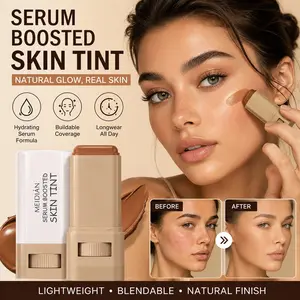Multi-color Moisturizing Foundation Stick - Durable and lightweight formula, suitable for all skin tones, matte finish, waterproof facial makeup foundation stick, tinted moisturizer for face