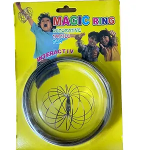 Magic Bracelet Novelty Stress Relief Toy Stainless Steel Fluid Bracelet Colorful Steel Ring Decompression Fitness Fidget Toy