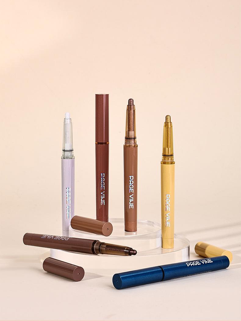 PAGE VINE Highlighter Eyeshadow Stick Amazon TK Under-Eye Shadow Pen 12-Color Eyeshadow High-End Eyeshadow