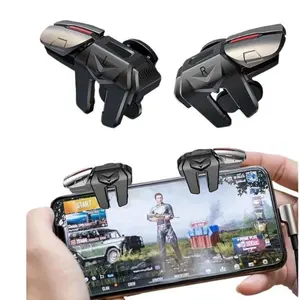 New Mobile Phone Gaming Controller Combo, Aim & Fire Trigger for Pubg, Call of Duty, iPhone & Android, Enhanced Gameplay Experience