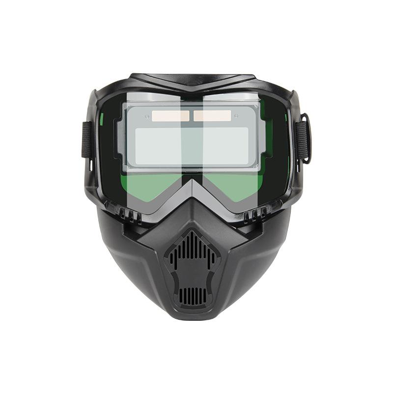 Head-mounted Harley automatic variable light welding mask anti-glare welder protective mask removable split welding cap