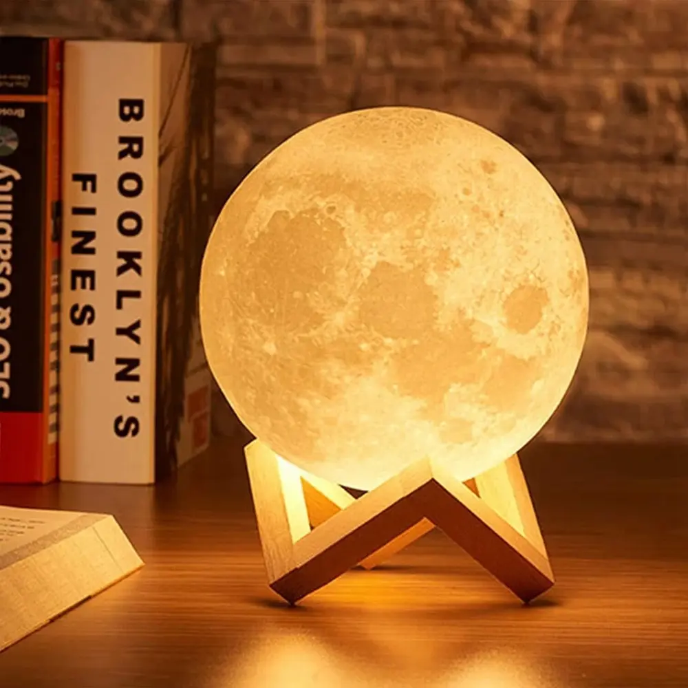 Cute 8cm Plastic Book-Shaped LED Galaxy Moon Night Light, Foldable Soft Glow Ambient Lamp, Indoor Bedroom Decoration, Kids Aged 6+ Birthday Gift (Toys & Hobbies Educational Science & Technology Toy), Ambient Lighting