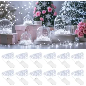 12 Pack LED Fairy Lights, 7ft 20 LED Battery Operated Silver Wire String Lights, Cool White Mini Starry Lights for DIY Crafts, Wedding, Party, Bedroom, Christmas Decor, (12 Pack – Cool White)fidget toys