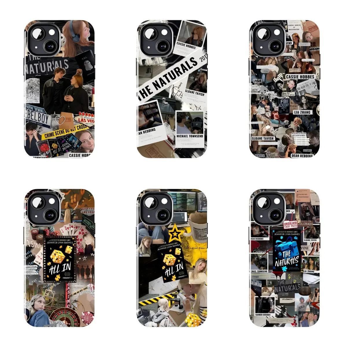 The Naturals Book Series Collage Phone Case Suitable for iPhone 17-11 Pro Max/Plus and  Samsung Galaxy S23-25