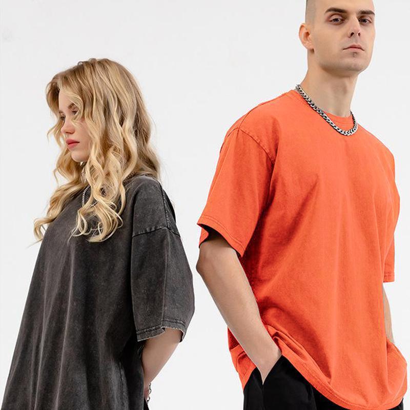 3 Pack Women's Oversized T Shirts Acid Wash Cotton Crew Neck Half Short Sleeve Summer Unisex Tees Casual Loose Fit Solid Streetwear Comfortable Tops Basic Womenswear Plain Tshirt