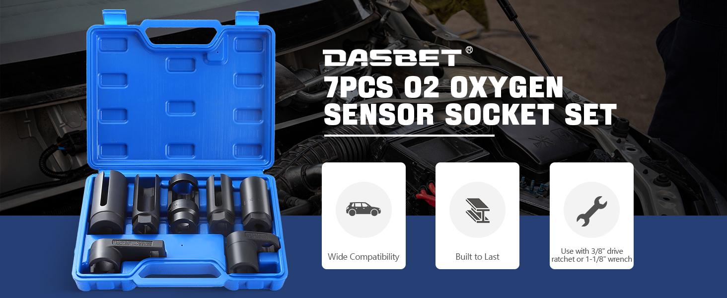 7pcs O2 Oxygen Sensor & Oil Pressure Sending Unit Master Sensor Socket Set 7pcs O2 Oxygen Sensor & Oil Pressure Sending Unit Master Sensor Socket Set