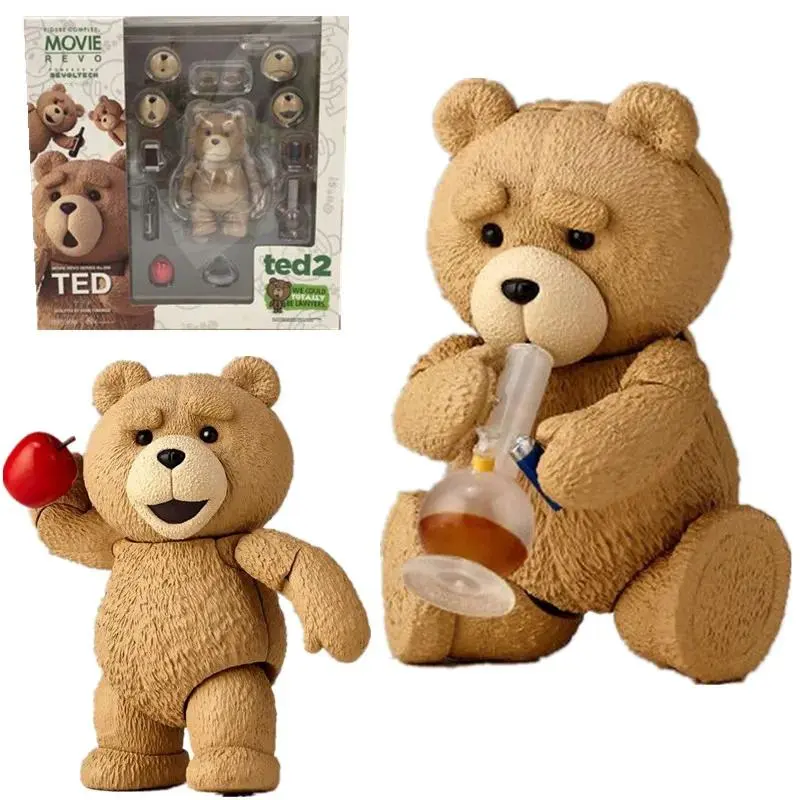 Amazing Yamaguchi Ted 2 Ted Teddy Bear Figure Boxed Movie Doll Model Toys Gift 10CM