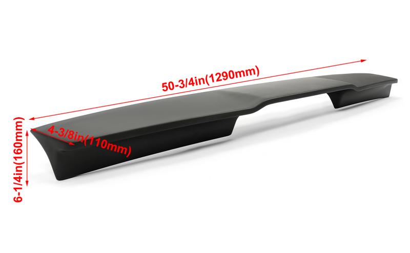 Cab Rear Roof Spoiler Wing Compatible with 2015 2016 2017 2018 2019 2020 Ford F150 Gen 2 Raptor Pickup Truck Headache Top Spoiler Car Accessories