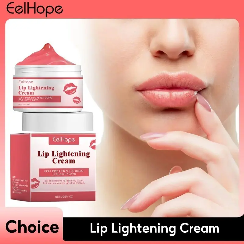 Lip Lightening Cream Long Lasting Moisturizing Black Remove Lip Dull Exfoliating Nourish Fade Hydrated Maintenance Lip Ointment Lip Brightening Balm