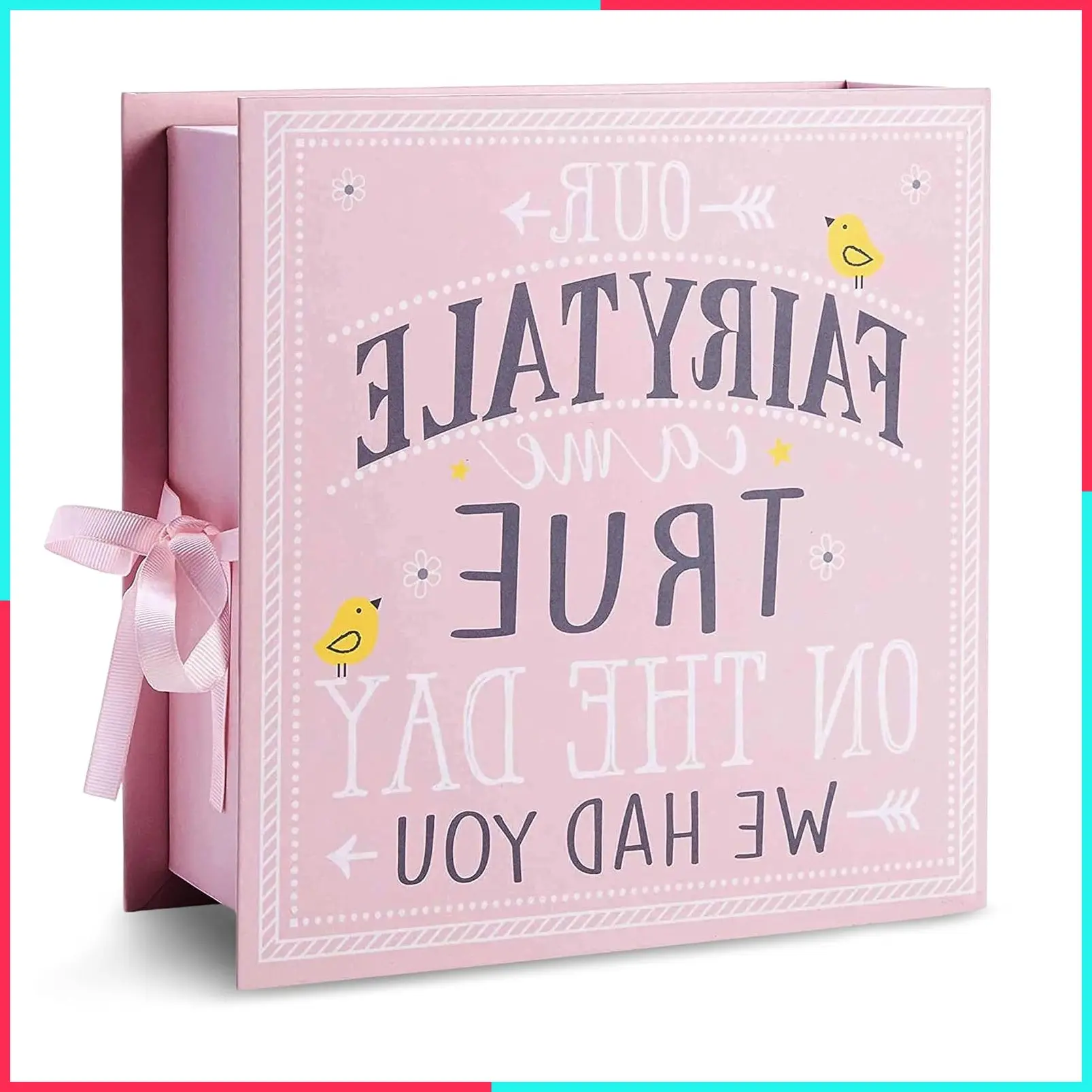 Baby Keepsake Box, Fairytale, 9 Compartments, Memory Box