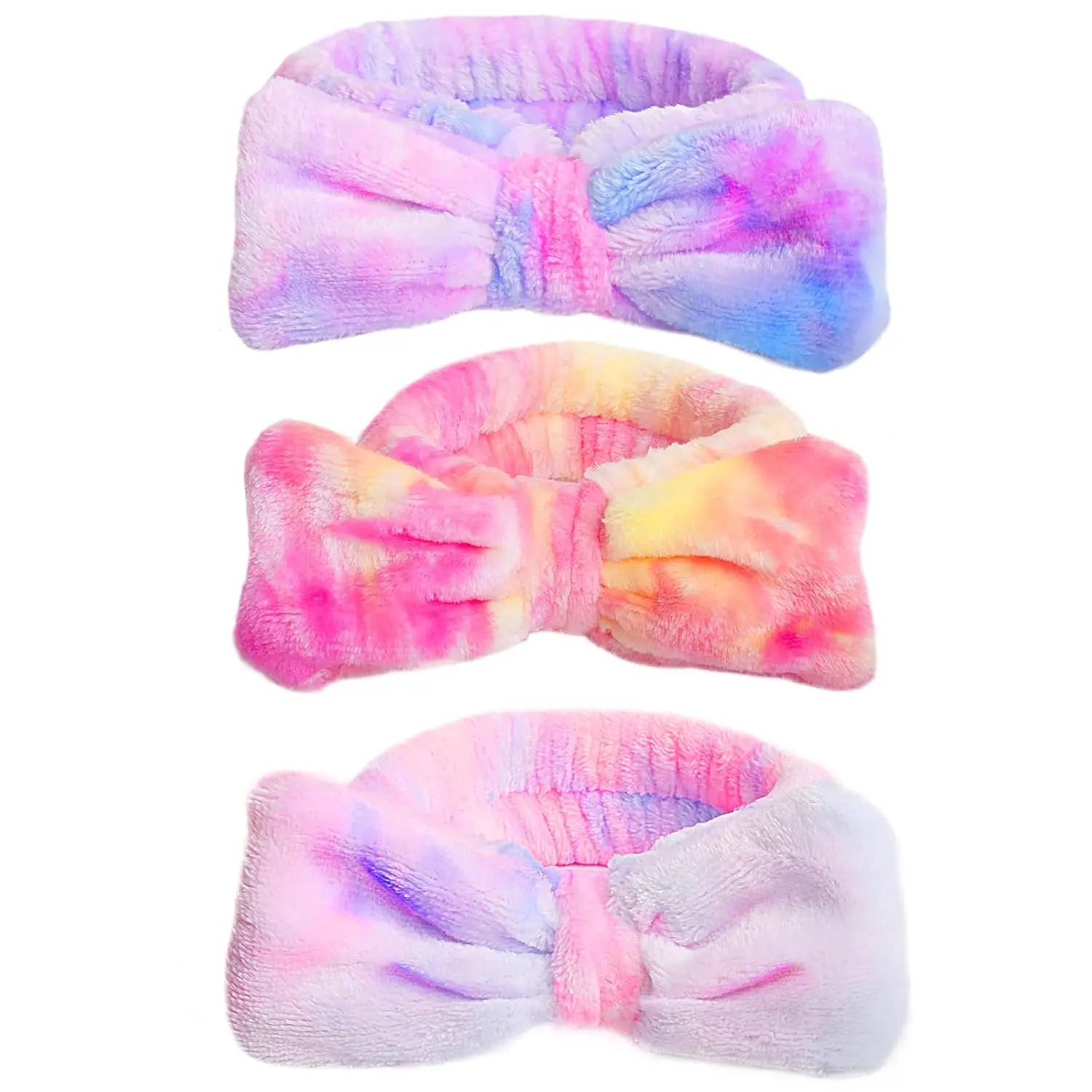 Headband,Makeup&Skincare Headbands,Headband for Washing ,Teen Girls Stocking Stuffers Fuzzy Hair Bands for Women, Easter Basket Stuffers for Teens
