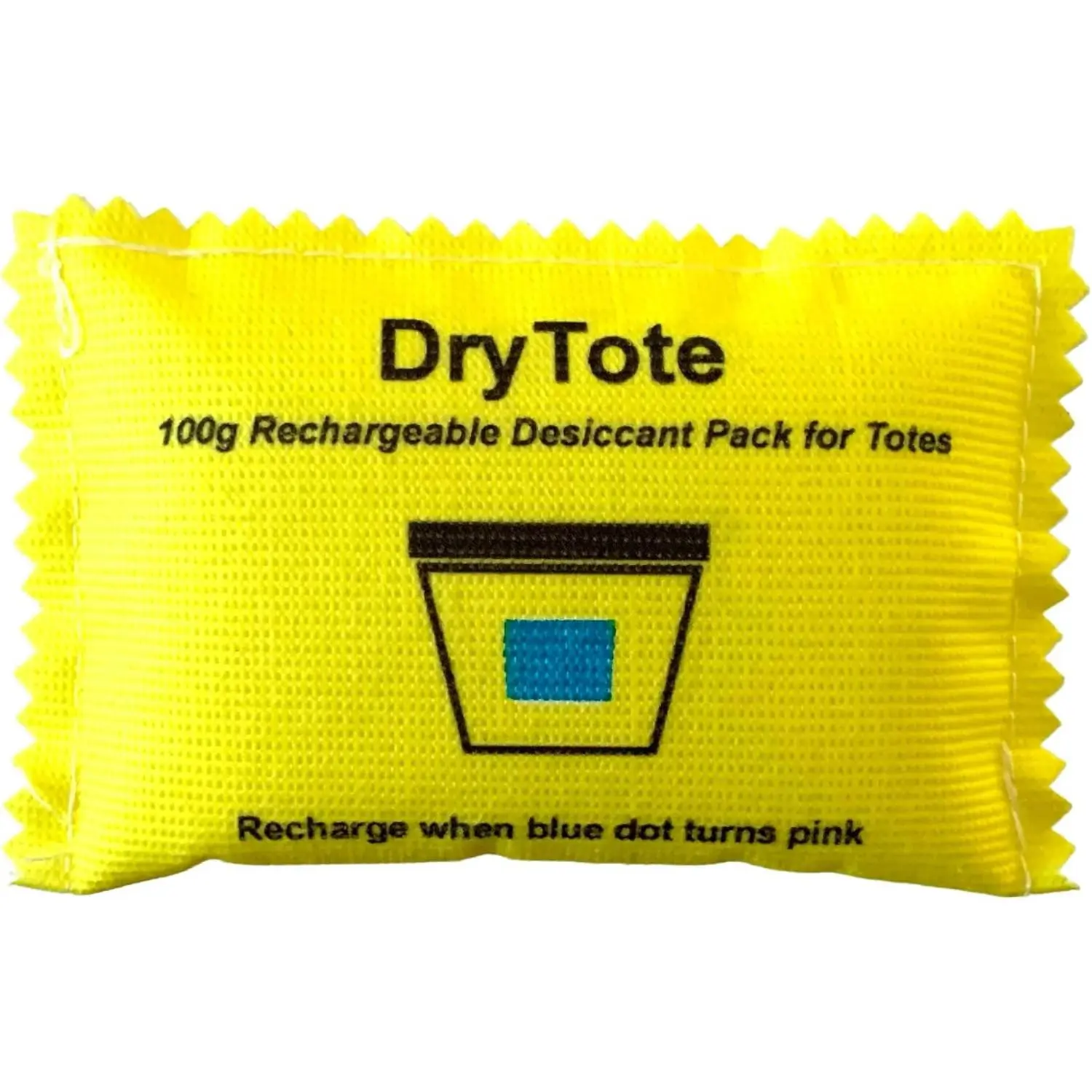 Rechargeable Desiccant Pack, Ultimate Moisture Absorption, Color Change Indicator, Safe Storage Protection, Large Capacity 200 Gallons, 100g, Yellow
