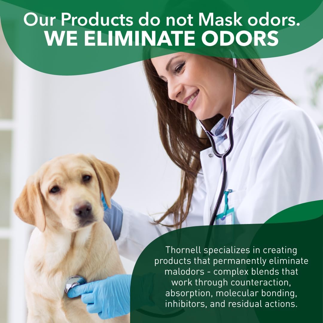 Thornell KOE Kennel Odor Eliminator Concentrate, Odor Eliminator for  Odors,  for Cages, Runs, Floors & More, Pet Odor Eliminator for Home & Kennel w/Safe, Non-Enzymatic Formula, 128 oz