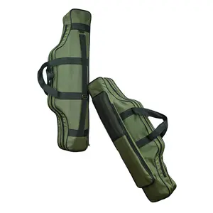 80cm/31.5 in Multifunctional Fishing Bag, Portable Foldable Rod Reel Case, Durable 420D Oxford Fabric, Large Capacity Fishing Tackle Bag, Fishing Tackle Organizer, Fishing Accessory
