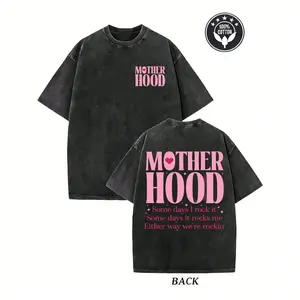 Motherhood Rockin' It Vintage Washed Oversized Tee