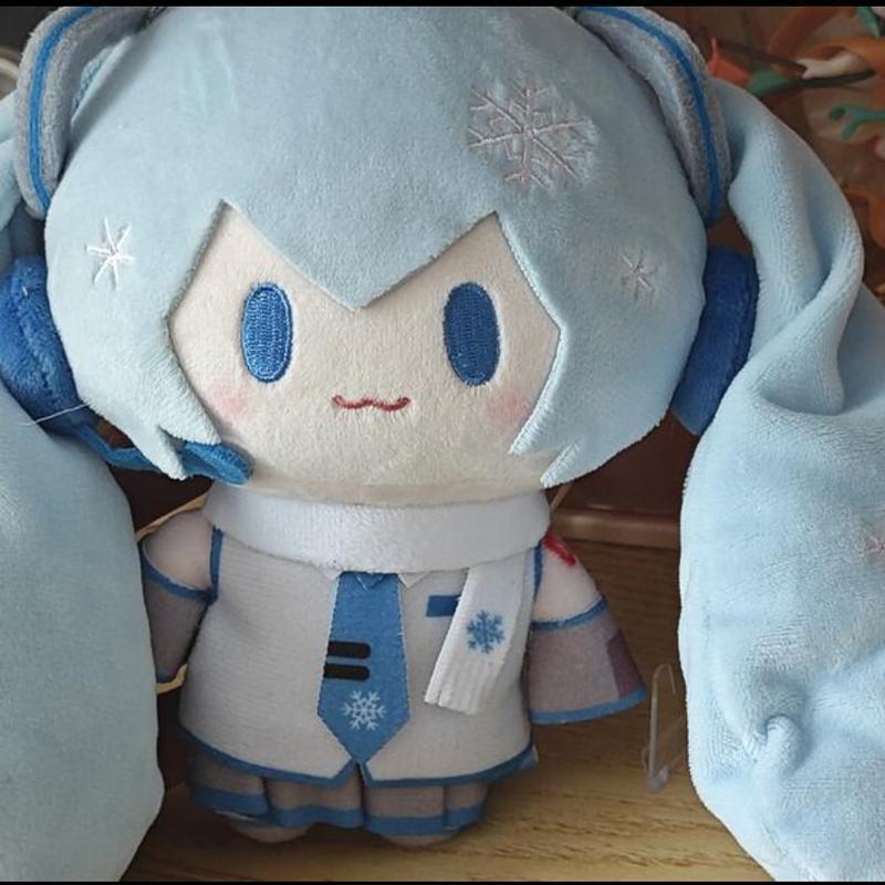 Hatsune Miku Plush Doll Toys Kagamine Len Rin Backpack Keychain Cute Stuffed Dolls Collection Model Ornament Toy Girls Gift