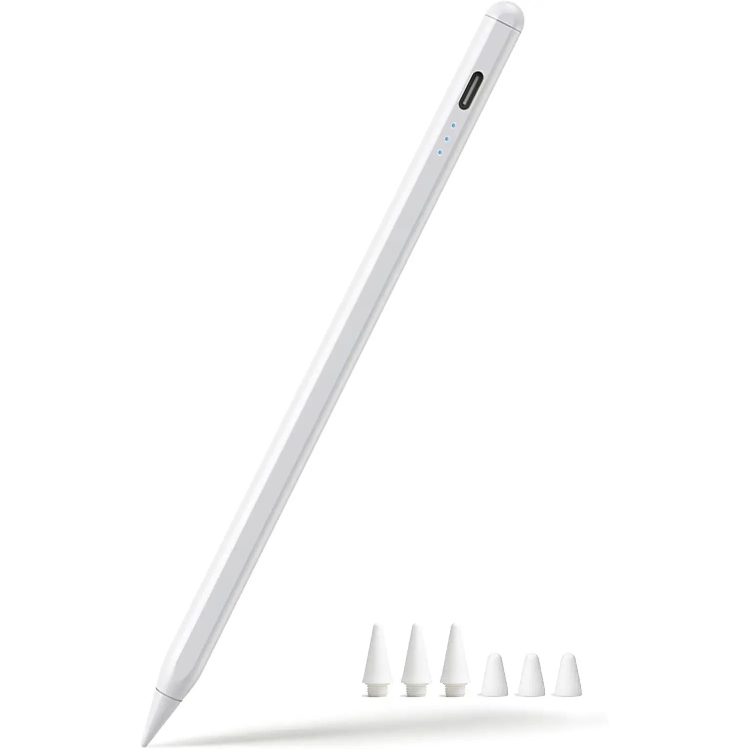 JEDOUBAL Stylus Pen for iPad 2018-2026, 3X Fast Charging iPad Pencil with Palm Rejection & Tilt Sensitivity, Apple Pencil Alternative No Bluetooth Required Compatible with iPad Pro Air Mini