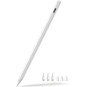 JEDOUBAL Stylus Pen for iPad 2018-2026, 3X Fast Charging iPad Pencil with Palm Rejection & Tilt Sensitivity, Apple Pencil Alternative No Bluetooth Required Compatible with iPad Pro Air Mini