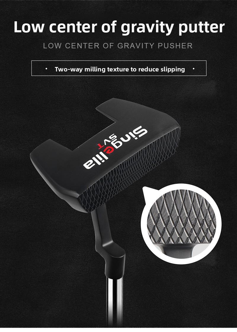 Electroplated Black Golf Putter – Stainless Steel CNC Putter – High Stability – Men's Right-Handed Golf Club