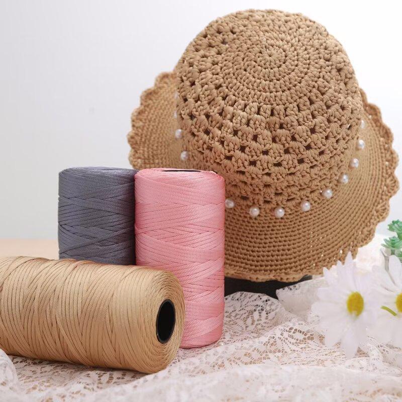 Solid Color Crochet Thread, 1 Count DIY Crochet Supplies for Sun Hat, Bag, Shoes, Cushion, Slippers, Crochet Supplies for Home Decor, Crochet Items