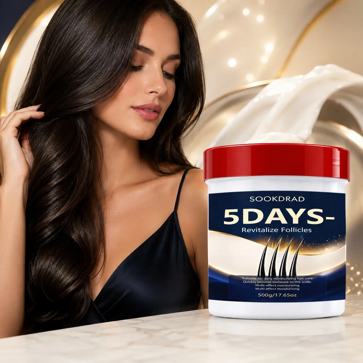 Follicle Revitalizing Scalp Moisturizer, 5 Days, Multi-effect Moisturizing, Daily Hair Care, 500g