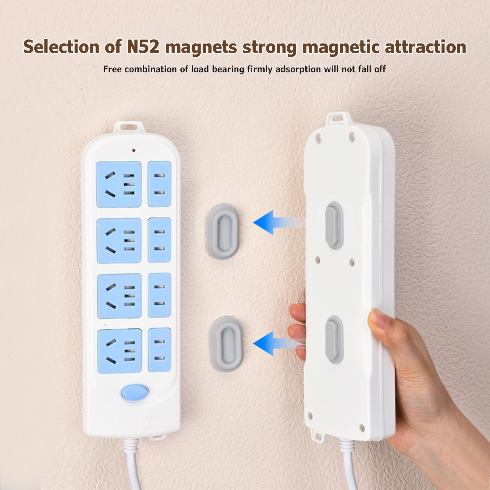 Magnetic Remote Control Holder, 2 Counts Self-adhesive Wall Mounted Remote Control Storage Bracket, Remote Control Holder for Remote Controls, Chargers, Organizer, Cell Phone Mount, Cellphone Car Holder, Magnetic Phone Mount Suction # TOP PICKS