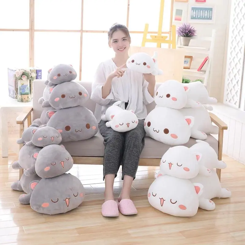 New Arrival Soft Plush Cute Animals Raccoon Dolls - 30/50/65cm Huggable Size Stuffed Big Hugging Pillow, Unisex Stress Relief Toy Gift for Boys Girls, Racoon Dolls