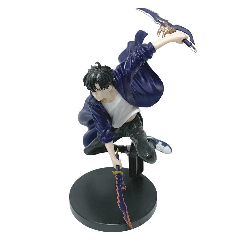 In Stock Solo Leveling Shadow King Figure Sung Jinwoo Cheng Xiaoyu Handheld Model Desktop Ornament Anime Collection Model Gift