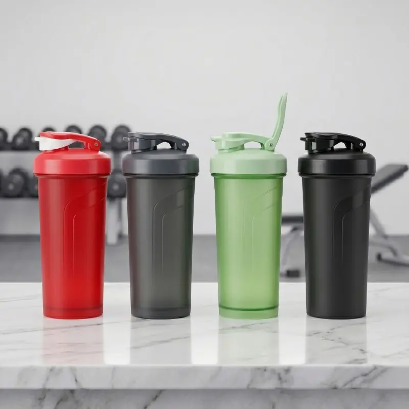 Fitness Protein Powder Shaker Cup, Large Capacity Smoothie Bottle, Portable Sports Water Cup, On-The-Go Drinkware