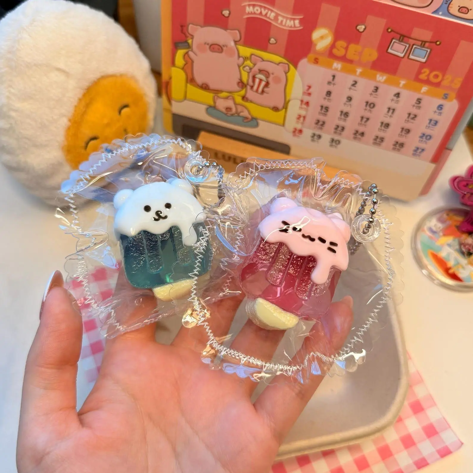 Mini food dessert Taba Squishy Toy Keychain | Soft Slow Rising Silicone Squishy | Kawaii Food Squishy | Gift Ideas