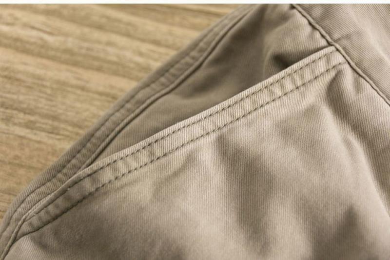 Cotton Washed Overalls Shorts Men's Yu Wenle Same Style Leisure Sports Multi-Pocket Straight-Leg Wide-Leg Pants Men short hombre