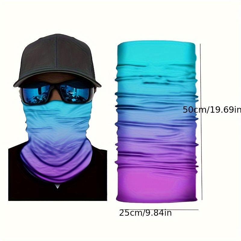 A Gradient Outdoor White Raw Riding Mask Seamless Polyester Multifunctional Magic Headscarf