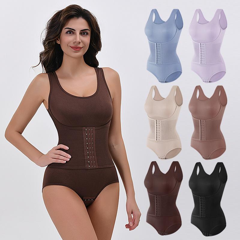 Buttoned Shapewear for Women, Body Shaping, Waist Slimming, Tight-Fitting, Hip-Lifting, One-Piece Shapewear, Plus Size, Waist Cincher, Tummy Control, Body Shaper One-Piece