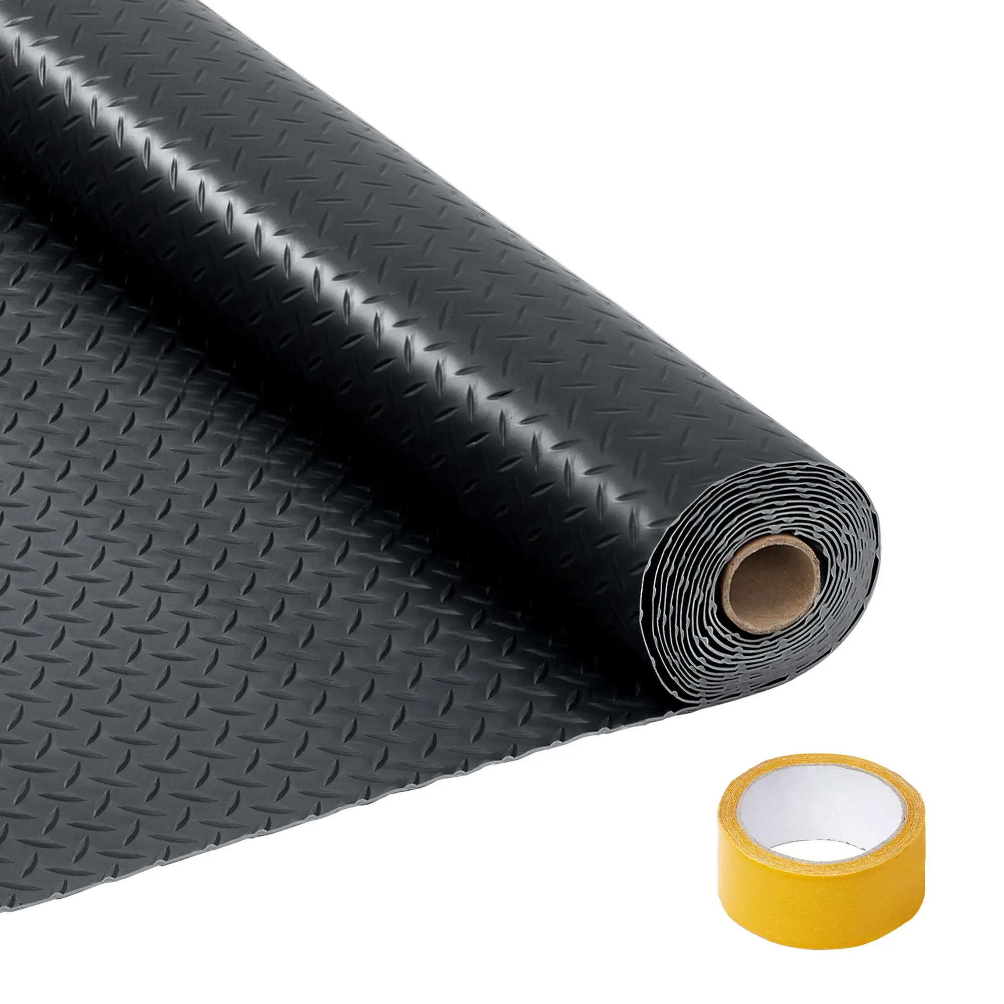 Garage Floor Mat, 2.8mm Thickened PVC Garage Flooring Roll, Under Car Parking Mat, Non-Slip Floor Protector Mat for Garage Floor Covering