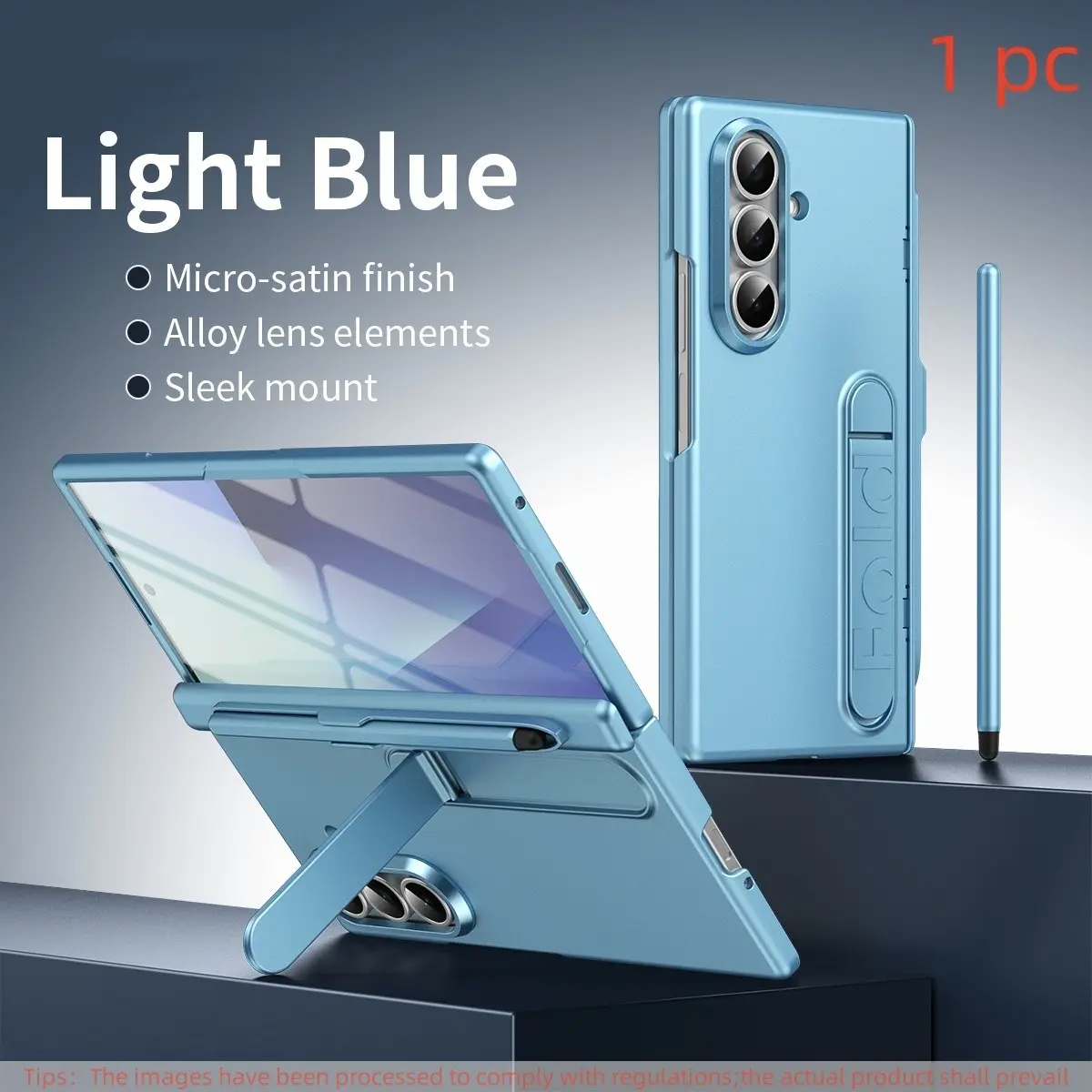 High-Quality Matte Phone Case for Samsung Galaxy Z Fold8 Ultra/7/6/5/4/3, Includes Tempered Glass, Stylus, Stand, Anti-Slip