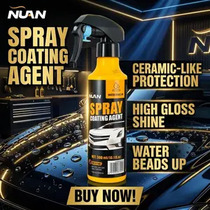 Spray coating agent；NUAN nano car coating sprayNUAN 300ml Car Spray – Quick polish, anti-stain, anti-fading, keeps paint glossy and protected.-MY0522